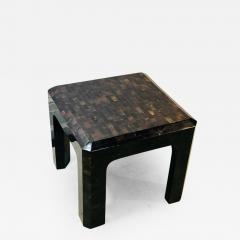 Karl Springer MODERNIST TESSELLATED HORN TABLE IN THE MANNER OF KARL SPRINGER - 3341492