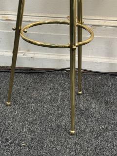 Karl Springer MODERNIST TUBULAR BRASS BALL BAR STOOLS - 4348532