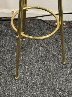 Karl Springer MODERNIST TUBULAR BRASS BALL BAR STOOLS - 4348533