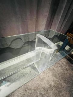 Karl Springer MONUMENTAL MODERNIST LUCITE CONSOLE - 2809847