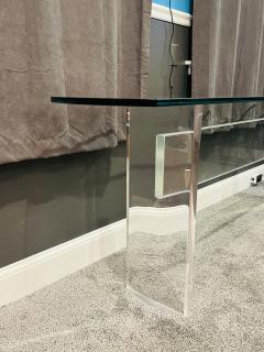 Karl Springer MONUMENTAL MODERNIST LUCITE CONSOLE - 2809848