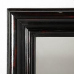 Karl Springer Mid Century French Polished Tortoise Hue Finish Molding Mirror by Karl Springer - 4490000