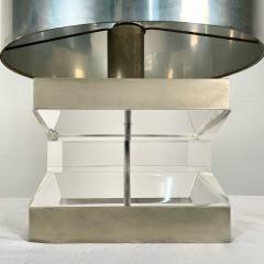 Karl Springer Mid Century Modern Lucite and Chrome Table Desk Lamp Karl Springer Style - 3280518