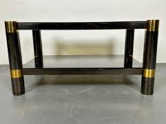 Karl Springer Mid Century Modern Signed Karl Springer Rectangular Coffee Cocktail Table - 2963967