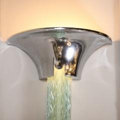 Karl Springer Mid Century Modernist Chrome Lucite Waterfall Sconce by Karl Springer - 4550554