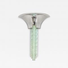 Karl Springer Mid Century Modernist Chrome Lucite Waterfall Sconce by Karl Springer - 4553647