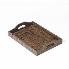 Karl Springer Mid Century Modernist Python Skin Tray by Karl Springer - 4653774