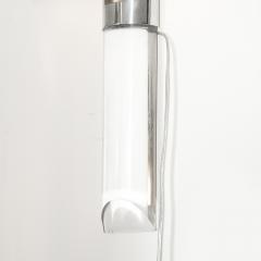 Karl Springer Mid Century Mushroom Sconce by Karl Springer in Polished Chrome Lucite - 4566558