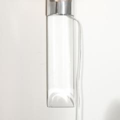 Karl Springer Mid Century Mushroom Sconce by Karl Springer in Polished Chrome Lucite - 4566561