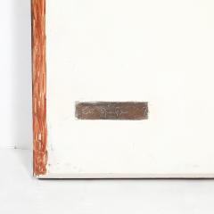 Karl Springer Mid Century Tessellated Lacquered Goatskin Arched Mirror signed Karl Springer - 4826936