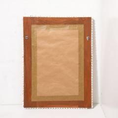 Karl Springer Mid Century Tessellated Seashell Border Mirror in the Manner of Karl Springer - 4233532