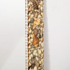 Karl Springer Mid Century Tessellated Seashell Border Mirror in the Manner of Karl Springer - 4233534