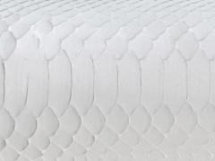 Karl Springer Mirror in White Snake Skin by Karl Springer - 180320