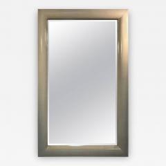 Karl Springer Monumental Faux Snakeskin Wall Mirror in the Manner of Karl Springer - 419257