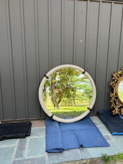 Karl Springer Monumental Karl Springer style Round Mirror Mid Century Modern - 4589186