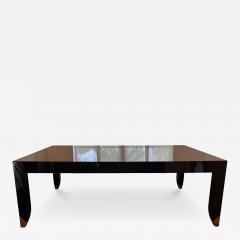 Karl Springer Original Vintage Karl Springer Executive Black Lacquered Desk - 4730885