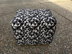 Karl Springer Pair Of Karl Springer Inspired Waterfall Ottomans - 4581871