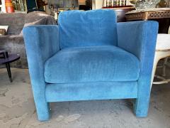 Karl Springer Pair Of Mid Century Parsons Chairs - 4581864