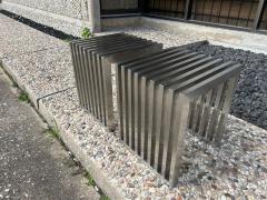 Karl Springer Pair Of Stainless Steel Benches Or Tables - 4265395