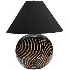 Karl Springer Pair of Large Karl Springer Vermicelli Ball Lamps - 3830635