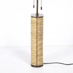 Karl Springer Pair of Mid Century Tessellated Lizard Bronze Table Lamps by Karl Springer - 4654195