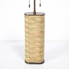Karl Springer Pair of Mid Century Tessellated Lizard Bronze Table Lamps by Karl Springer - 4654202