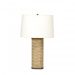 Karl Springer Pair of Mid Century Tessellated Lizard Bronze Table Lamps by Karl Springer - 4654235