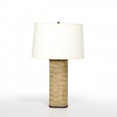 Karl Springer Pair of Mid Century Tessellated Lizard Bronze Table Lamps by Karl Springer - 4654242