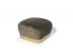 Karl Springer Pair of Souffl Ottomans by Karl Springer - 2300693