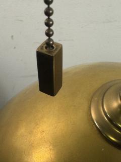 Karl Springer RARE MODERNIST POLISHED GOLDEN BRASS EGG LAMP BY KARL SPRINGER - 4404896