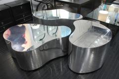 Karl Springer Rare Complete Set of Free Form Coffee Tables by Karl Springer - 142942