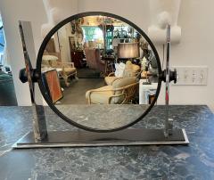 Karl Springer Rare Large Karl Springer Bronzed Dressing Table Vanity Mirror - 4636763