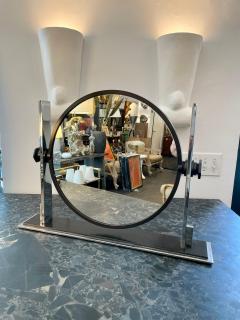 Karl Springer Rare Large Karl Springer Bronzed Dressing Table Vanity Mirror - 4636850