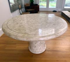 Karl Springer Round Dining Center able with Stone Mosaic Surface by Karl Springer - 3274585