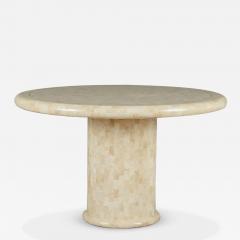 Karl Springer Round Dining Center able with Stone Mosaic Surface by Karl Springer - 3281787