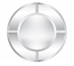 Karl Springer SATURN WALL MIRROR circa 1980 - 4620922