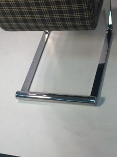 Karl Springer SUITE OF FOUR CHROMED BRONZE DINING CHAIRS ATTRIBUTED TO KARL SPRINGER - 679821