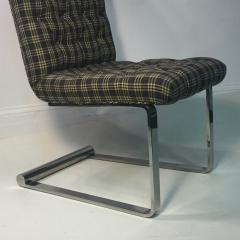 Karl Springer SUITE OF FOUR CHROMED BRONZE DINING CHAIRS ATTRIBUTED TO KARL SPRINGER - 679830