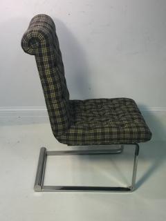 Karl Springer SUITE OF FOUR CHROMED BRONZE DINING CHAIRS ATTRIBUTED TO KARL SPRINGER - 679831