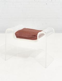 Karl Springer Sculptural Lucite Bench 1970 - 2229519