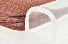 Karl Springer Sculptural Lucite Bench 1970 - 2229523
