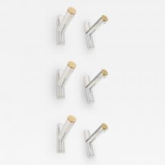 Karl Springer Set of 3 Wall Shelfs in Polished Aluminum Brass attb to Karl Springer - 3130566