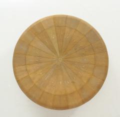 Karl Springer Shagreen circular coffee table - 756346