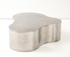 Karl Springer Stainless Steel Freeform Coffee Table in The Style of Karl Springer  - 4654683