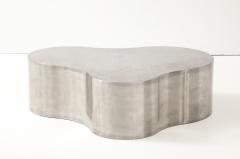 Karl Springer Stainless Steel Freeform Coffee Table in The Style of Karl Springer  - 4659239