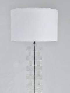 Karl Springer VINTAGE STACKED LUCITE FLOOR LAMP - 3229224