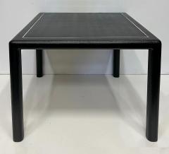 Karl Springer Vintage Karl Springer Reptile Embossed Leather Game Table - 4508240