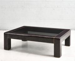 Karl Sprnger Tessellated Horn Sculpture Leg and Brass Coffee Table 1960 - 2775767
