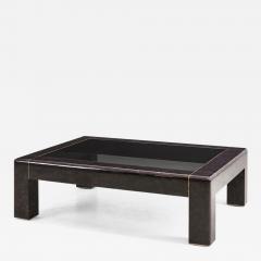 Karl Sprnger Tessellated Horn Sculpture Leg and Brass Coffee Table 1960 - 2778475
