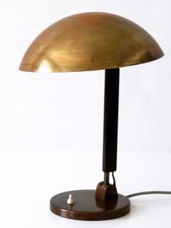 Karl Trabert Brass Table Lamp or Desk Light by Karl Trabert for BAG Turgi 1930s Switzerland - 1804887